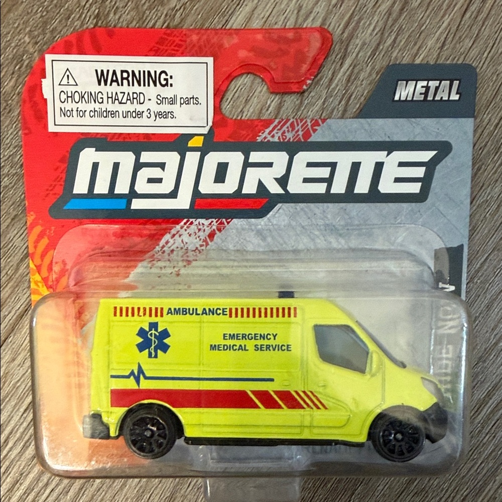 Majorette Yellow Ambulance Toy DIECAST Car